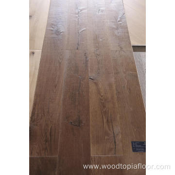 Woodtopia brushed 15mm solid wood flooring